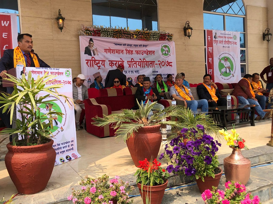 राष्ट्रिय कराँते प्रतियोगितामा नेपाली सेना टिम च्याम्पियन