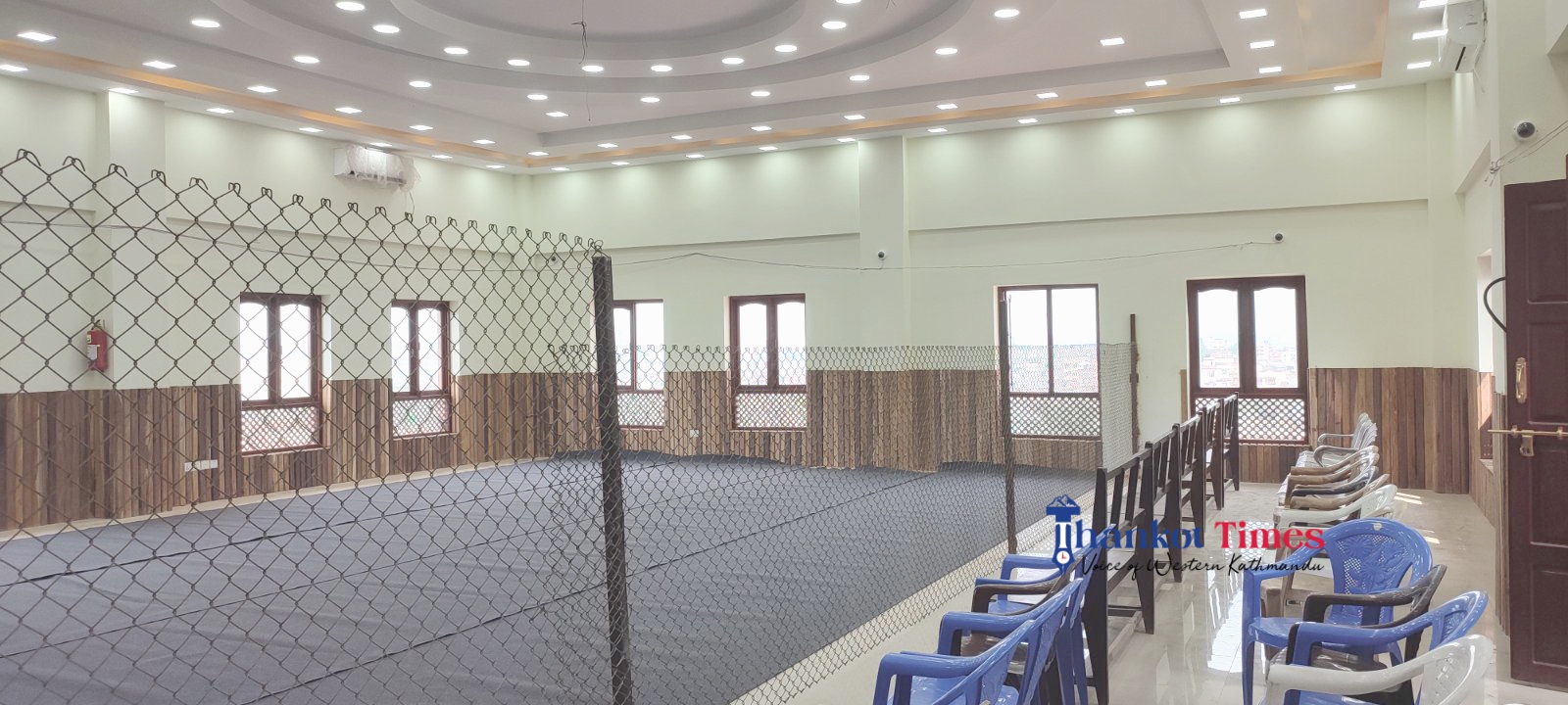 स्थानीय निर्वाचनः चन्द्रागिरि नगरको मतगणना स्थलमा फलामे जाली तथा सिसीटिभी