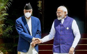 भारतीय प्रधानमन्त्री नरेन्द्र मोदी नेपाल आउँदै
