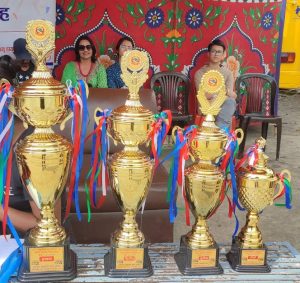 प्रथम चन्द्रागिरि न्यू डायमण्ड कप महिला भलिबल प्रतियोगिताको उपाधी न्यू डायमण्ड एकेडेमीलाई