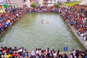 शोणितपुर (थानकोट) मा राँगाको टाउको लुकाउने जात्रा सम्पन्न