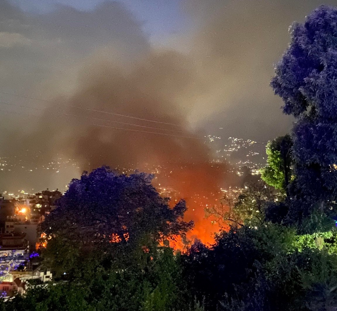 कपनमा भीषण आगलागी, एक जनाको मृत्यु