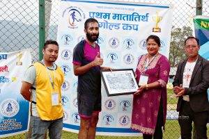 प्रथम मातातीर्थ गोल्डकपः डीआर एफसी अन्तिम १२ मा