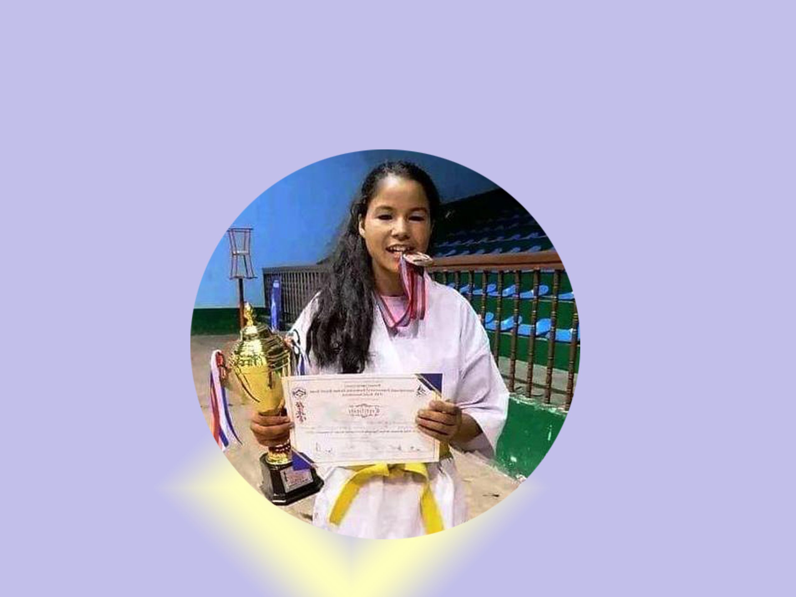 काठमाण्डाै शिक्षा क्याम्पसकी छात्रा प्रमिलालाई नवाैं राष्ट्रिय खेलकुदमा कास्य पदक