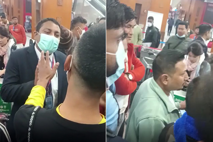 कतार उड्न टिकट काटेका यात्रुलाई जब जहाजका सबै सिट भरिएको भन्दै फर्काइयो …