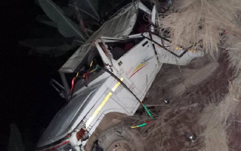 धादिङमा बोलेरो दुर्घटना, १ जनाको मृत्यु, ६ जना घाइते