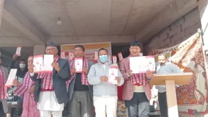 काठमाडौं-९ मा एमाले उम्मेदवारको प्रतिबद्धताः सबै सडकलाई धुलो र हिलोमुक्त बनाउने