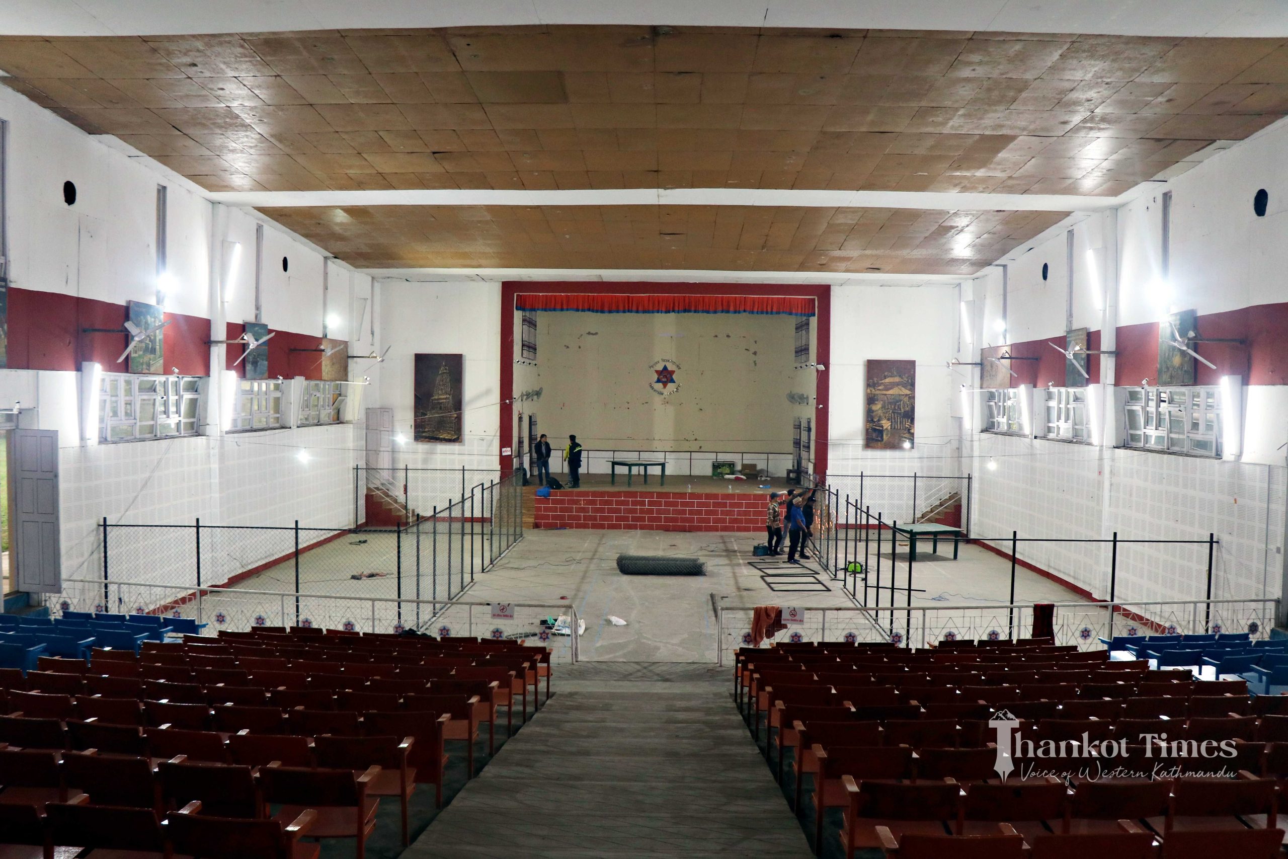 काठमाण्डाै क्षेत्र नं.१० को मतगणनास्थलमा तारजाली र सीसीटीभी क्यामेरा (भिडियो सहित)