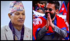 मेयर बालेन र एमाले नेता भीम रावलबीच सामाजिक सञ्जालमा जुहारी