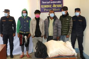 ९९ किलो लागूऔषध गाँजासहित धादिङमा ४ जना पक्राउ
