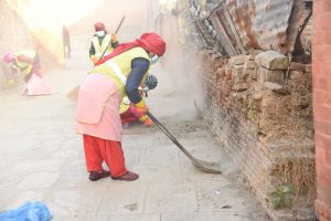 कलंकीसहित काठमाडौंका ५० खुल्ला र सार्वजनिकस्थलको एकैपटक सफाइ