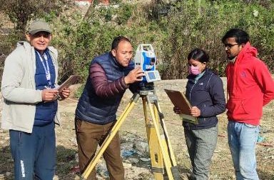 चन्द्रागिरि-९ मच्छेगाउँमा जग्गा पुनः नापी अभियान सुरू