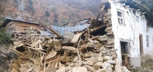 भूकम्पले बाजुराका ४२ परिवार पूर्ण रूपमा विस्थापित, चार सय घरमा क्षति