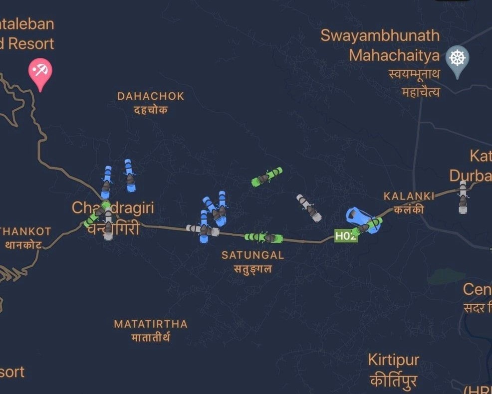 चन्द्रागिरि नगरका सेतो नम्बरप्लेट भएका मोटरसाइकलमा जिपिएस ट्रयाकिङ उपकरण जडान