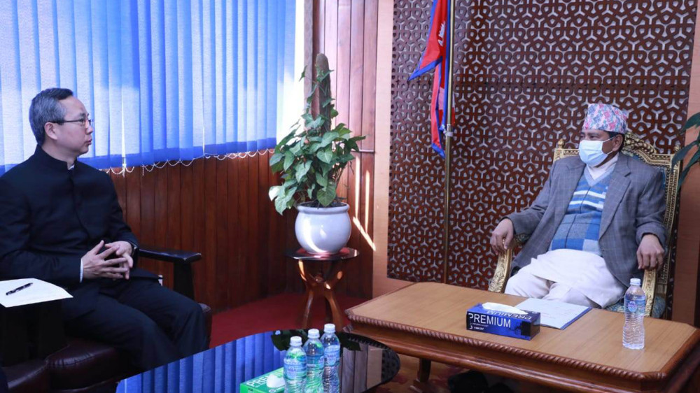 कलंकी-चाबहिल चक्रपथसहित चिनियाँ कम्पनीले ठेक्का पाएका आयोजना छिटो सक्न उपप्रधानमन्त्री श्रेष्ठको आग्रह