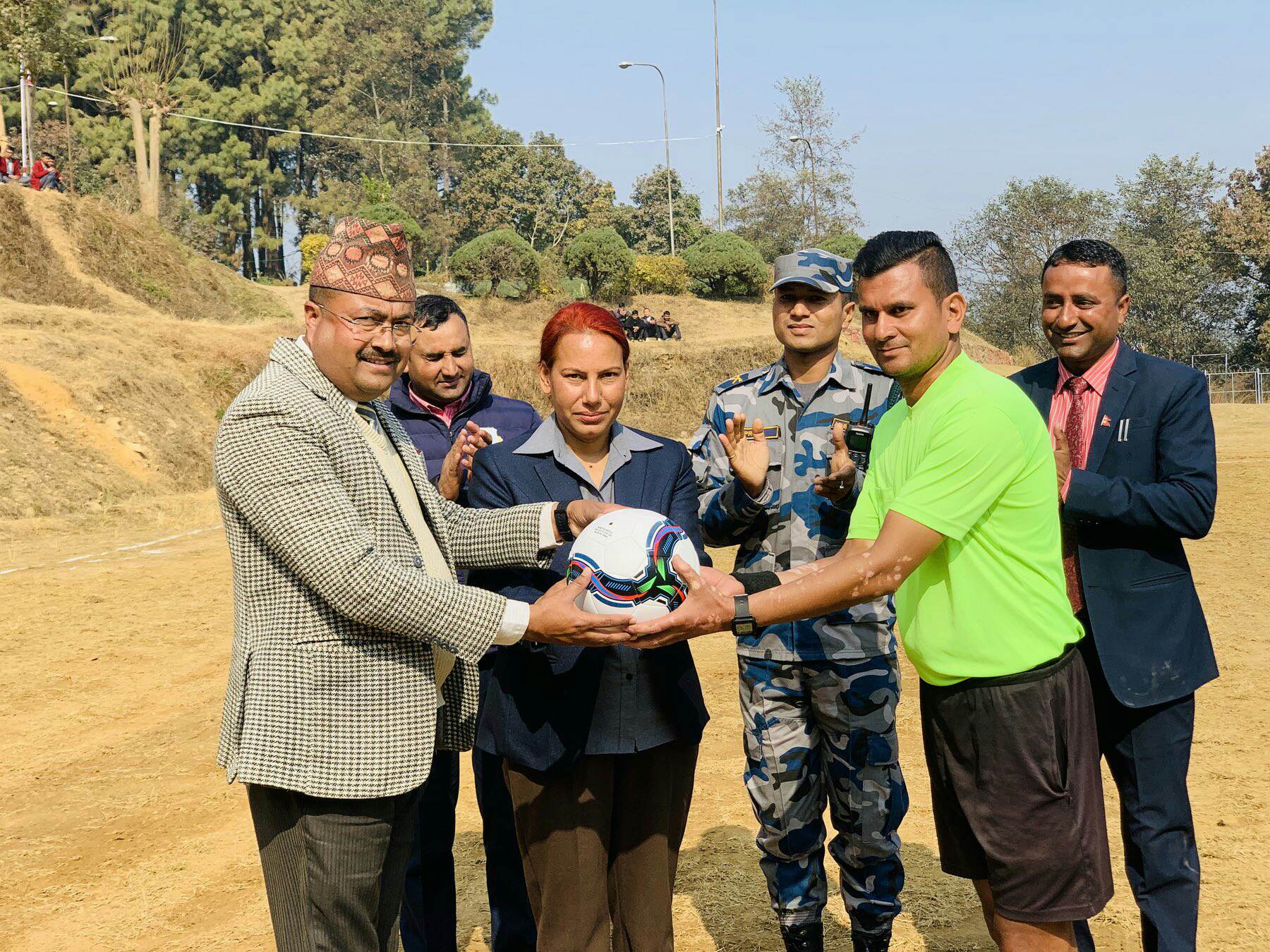 सातौं नेपाल एपीएफ स्कुल कप आमन्त्रित फुटबल प्रतियोगिता शुरु