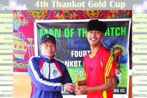 थानकोट गोल्डकपः संयोग लिम्बूको ह्याट्रिकमा वीआर ब्रदर्शको जित, विष्णुदेवी यूथपनि तेश्रो चरणमा