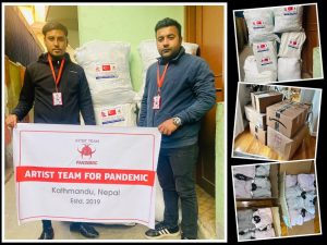 टर्कीए भूकम्प पिडितका लागि आर्टिस्ट फर पाण्डमिकको सहयोग