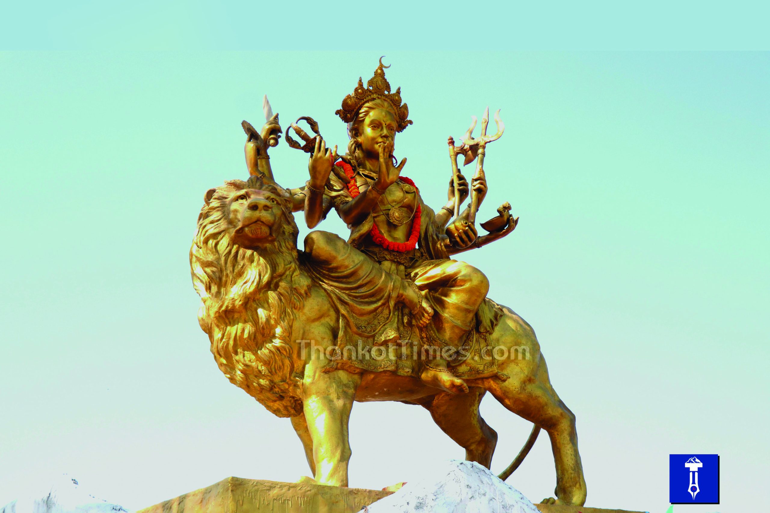 वाडभञ्ज्याङ्गमा ठडियो १५ सय केजीको चण्डीकादेवीको प्रतिमा