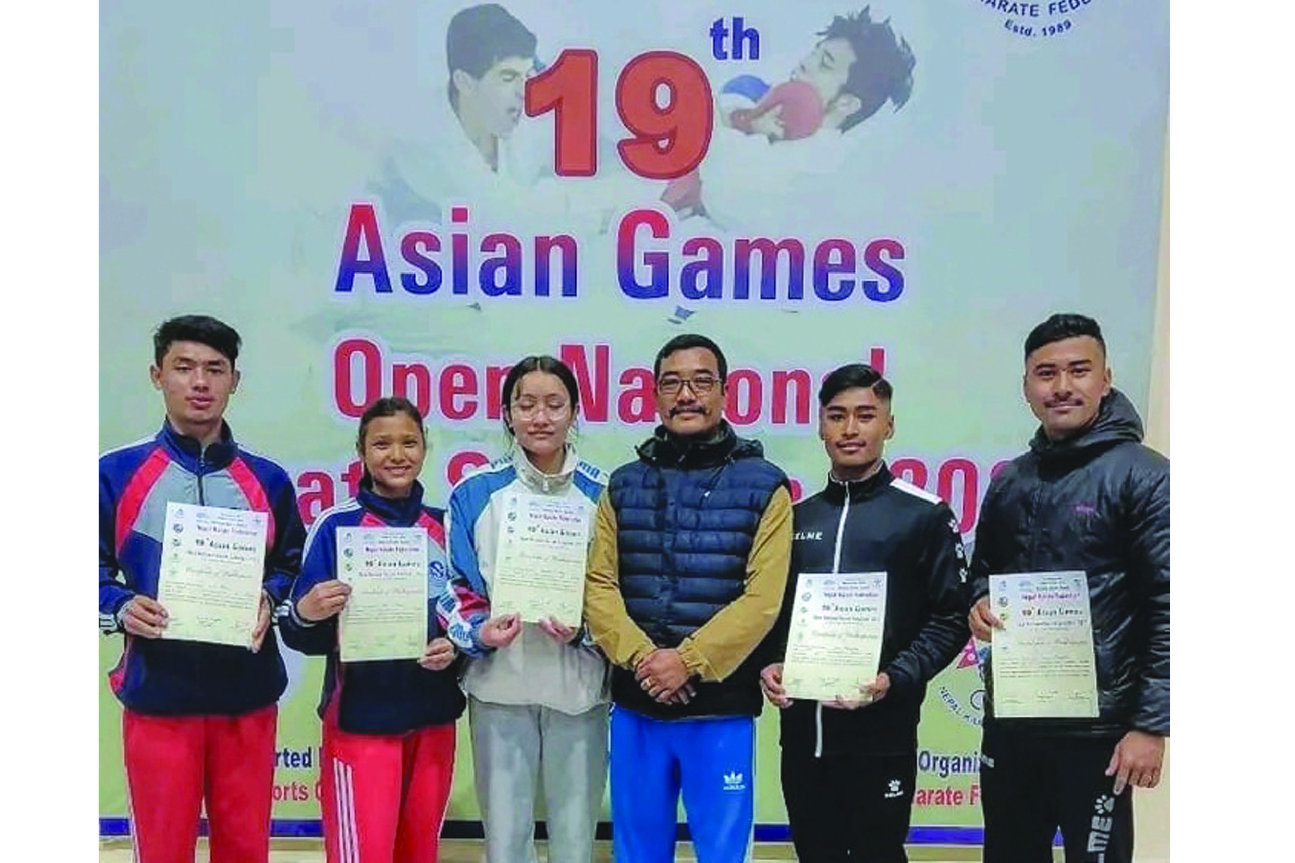 मच्छेगाउँका ५ जना कराँते खेलाडी एशियन गेम्सको प्रारम्भिक छनोट चरण पार गर्न सफल