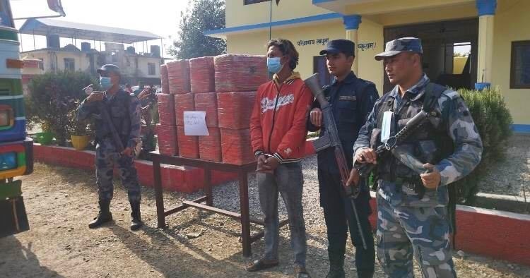 मकवानपुरमा १ सय ५८ किलो गाँजासहित एक पक्राउ