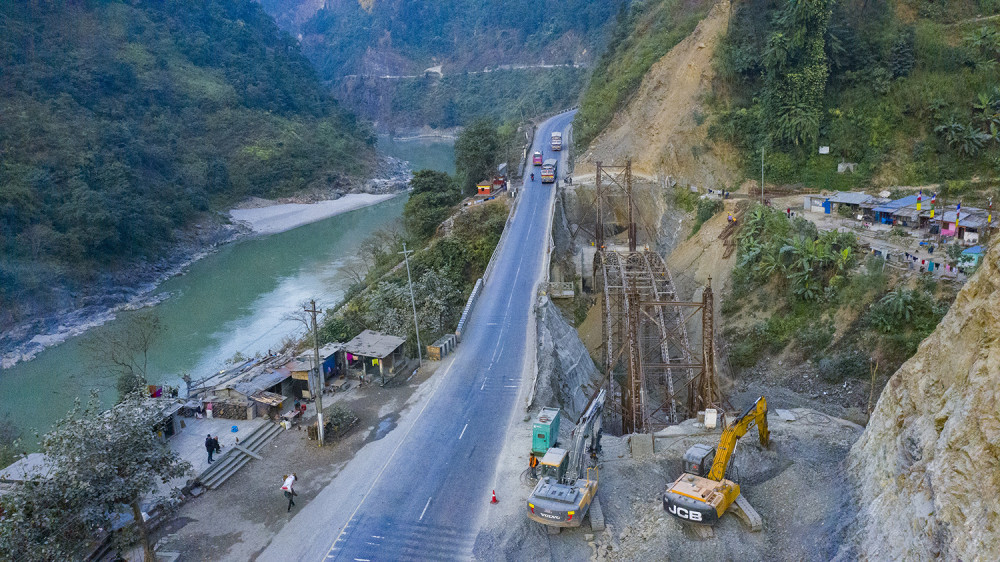 मुग्लिन-नारायणगढ खण्डका दुई पुल सञ्चालनमा