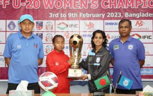 साफ यू-२० महिला च्याम्पियनसिप: उपाधिका लागि आज नेपाल र बंगलादेश भिड्दै
