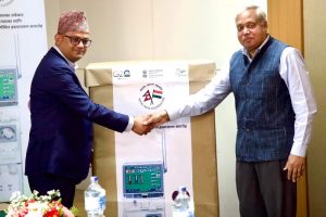 भारतद्वारा नेपाललाई दुई सय वटा मिर्गौला डायलासिस मेसिन हस्तान्तरण