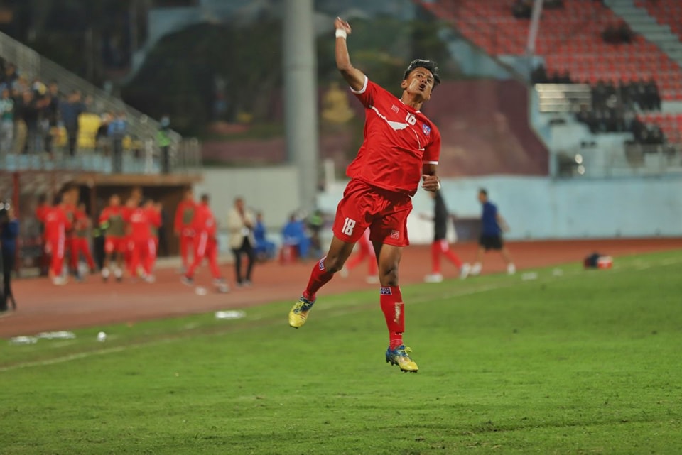 प्रधानमन्त्री थ्री नेसन्स कप फुटबल प्रतियोगिता: नेपालको विजयी सुरूवात, लाओस २-० ले पराजित