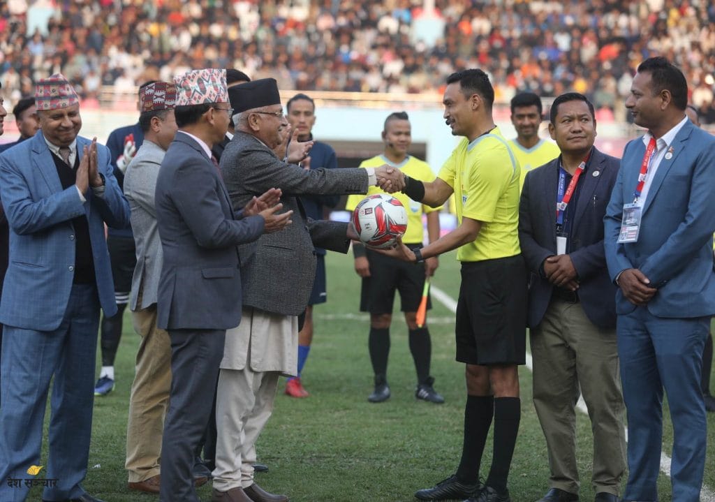 केपी ओली कप फुटबलको उपाधि मछिन्द्र क्लबलाई
