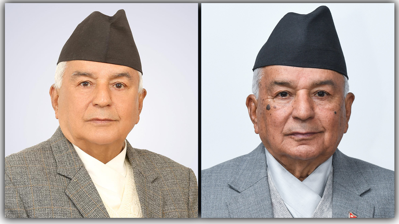 राष्ट्रपतिको औपचारिक तस्वीरः सेतो कपाल केही कालो भयो, गालाको कोठी फिर्ता !