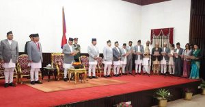 मन्त्रिपरिषद् पुनर्गठन, ६ मन्त्रालय रिक्त