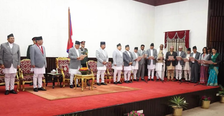 मन्त्रिपरिषद् पुनर्गठन, ६ मन्त्रालय रिक्त