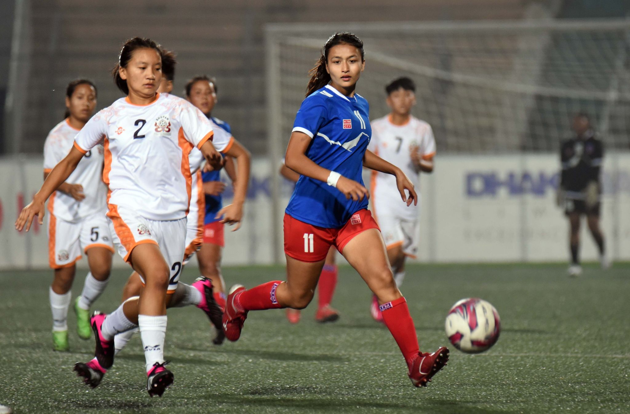 साफ यू-१७ च्याम्पियनसिप: भुटान विरूद्ध नेपाली किशोरीहरूको सहज जित