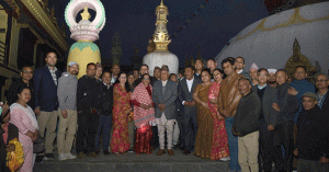 बिहान पशुपतिनाथ पुगेका राष्ट्रपति पौडेल साँझ पुगे स्वयम्भुनाथ, सर्वसाधारणलाई सास्ती