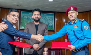 काठमाडौं महानगरले सीसीटिभी जडान गर्न प्रहरीलाई दियो ६ करोड