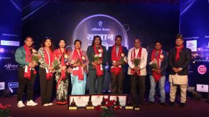 अधिवाह नेपालद्वारा तीन जना ‘बडिबिल्डर’ खेलाडी सम्मानित