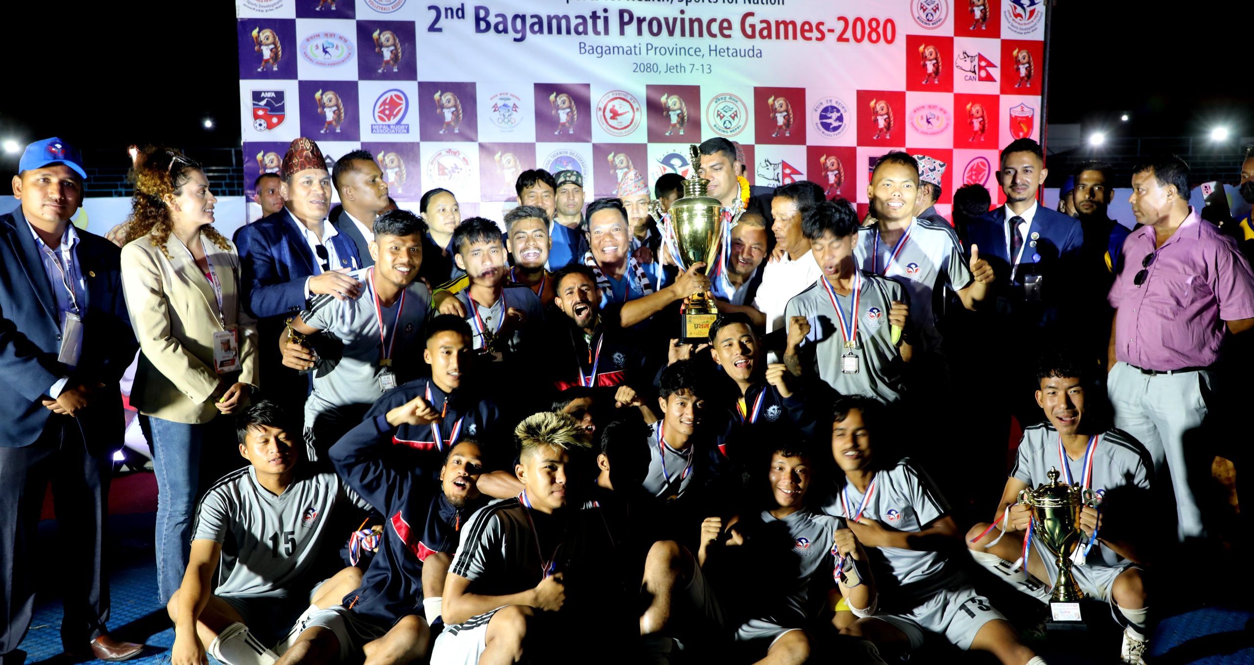 दोश्रो बागमती प्रदेश खेलकुदः काठमाडाैं टिम च्याम्पियन, फुटबलमा रजत पदक