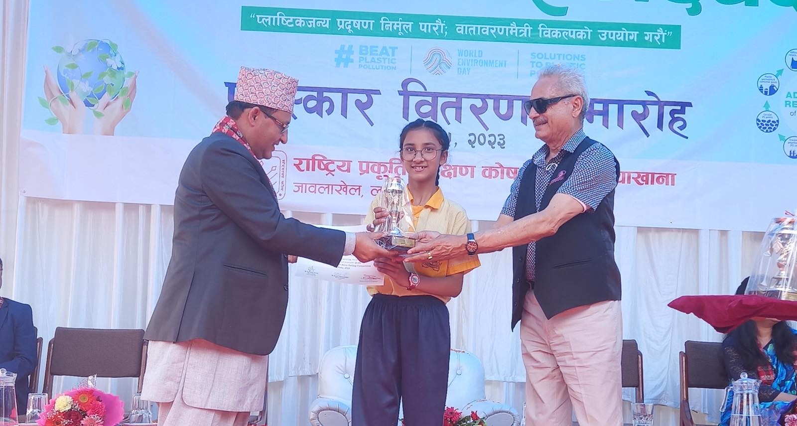 ‘सिमसार’ कथा वाचन प्रतियोगितामा जेसिस स्कुलकी जिजसिका रोका दोश्रो