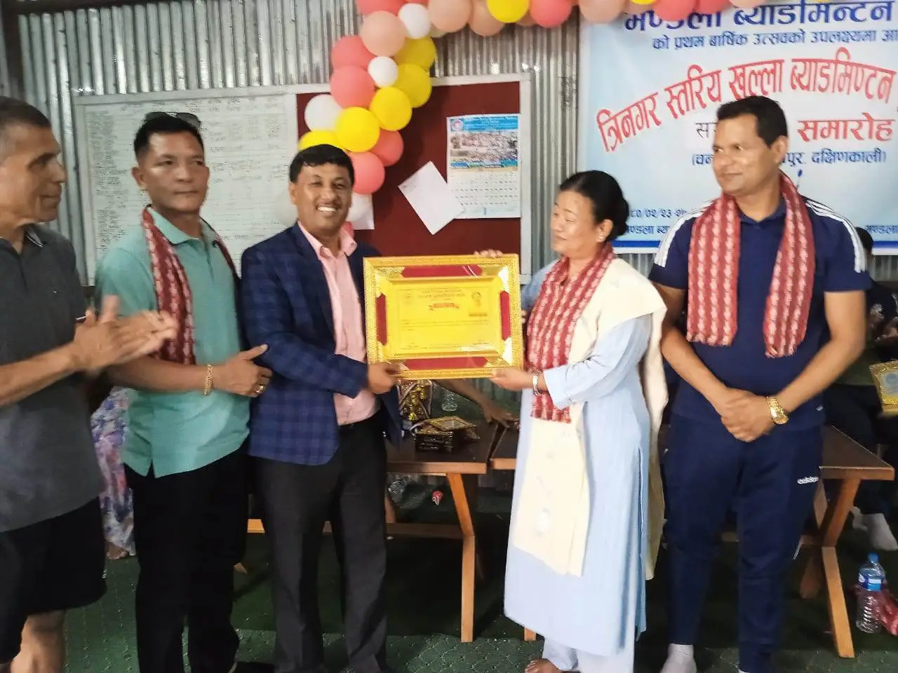 चन्द्रागिरिमा त्रि-नगरस्तरीय खुल्ला ब्याडमिन्टन प्रतियोगिता सम्पन्न