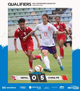 एएफसी यु-२० महिला एसियन कप छनौट: अघिल्लो चरण पुग्ने नेपाल सम्भावना समाप्त
