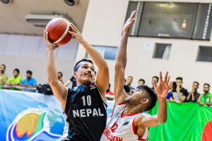 फाइभ नेशन्स कप बास्केटबल: बंगलादेश विरूद्ध जितसँगै नेपाल सेमीफाइनलमा
