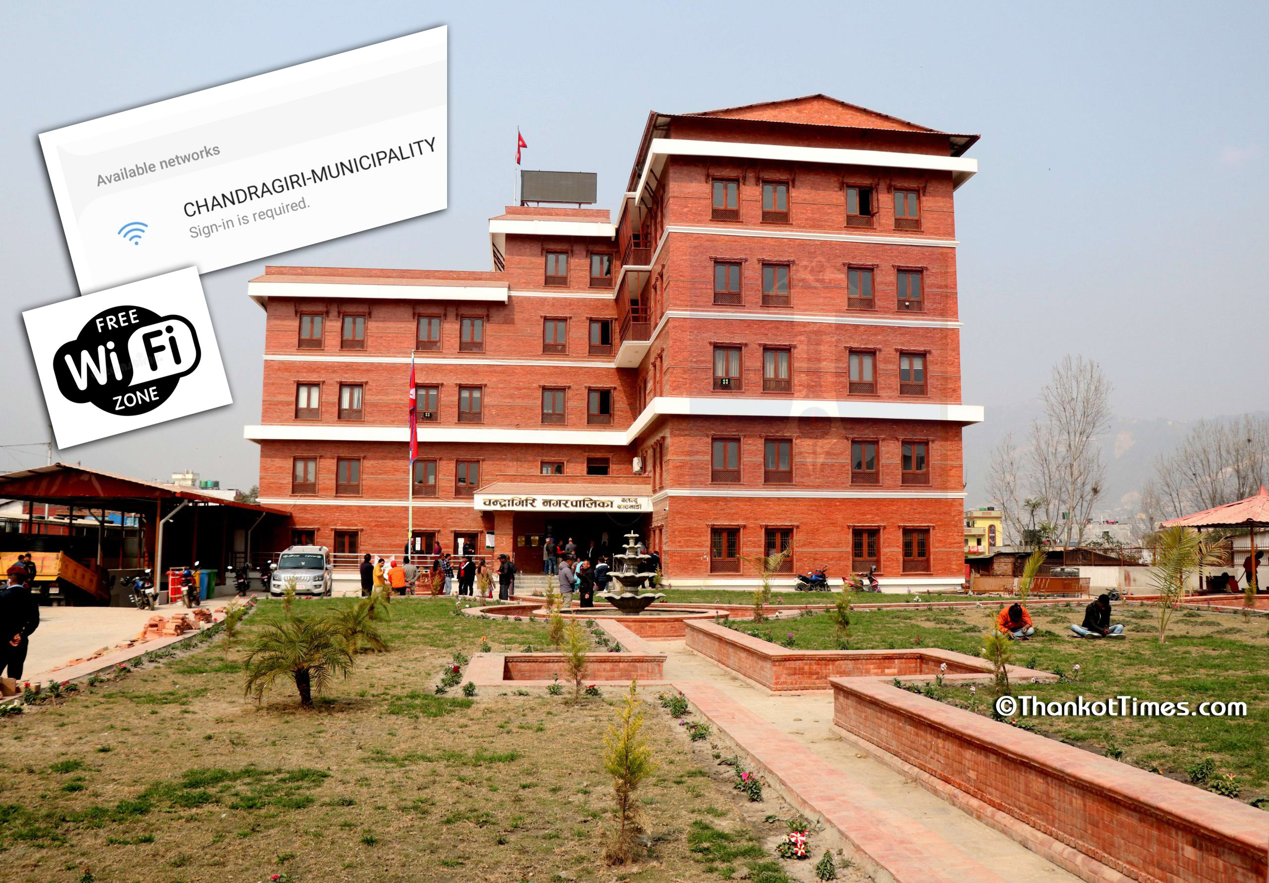 चन्द्रागिरि नगरपालिका क्षेत्रमा नि:शुल्क वाईफाई जडान शुरु