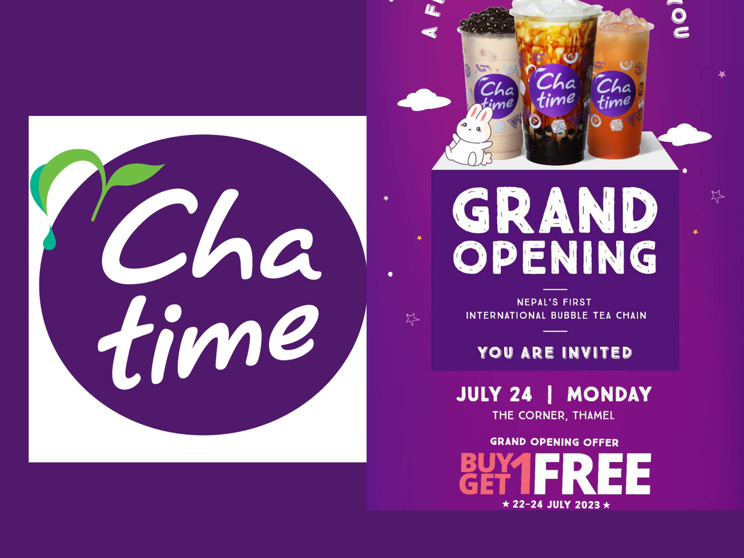 ठमेलमा खुल्यो ताइवानको प्रख्यात ‘चाटाइम’ को आउटलेट