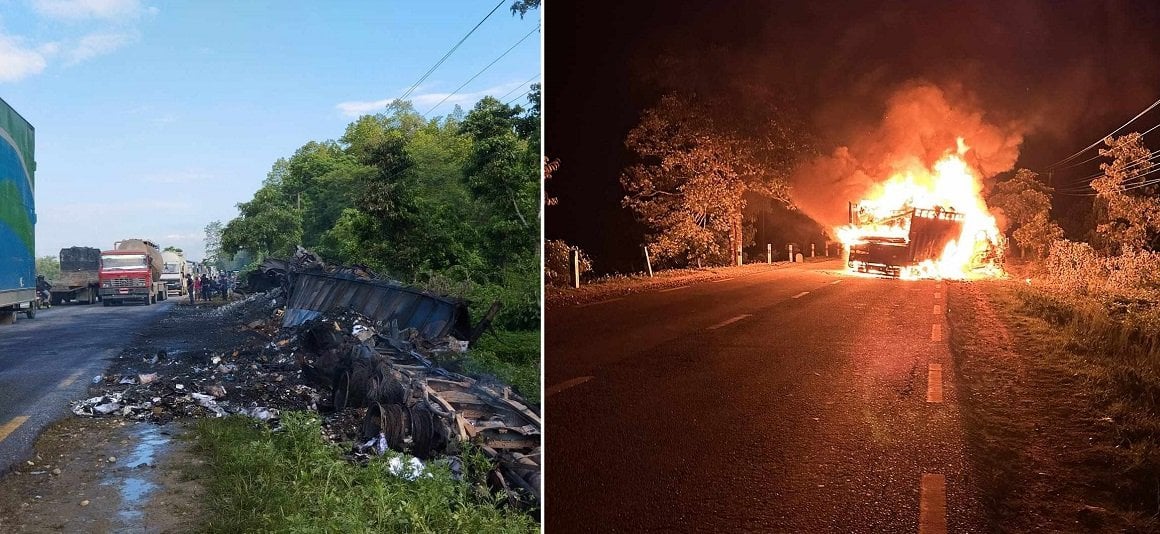 मध्यरातमा मकवानपुरमा भयानक सवारी दुर्घटना, जलेर तीन जनाको मृत्यु