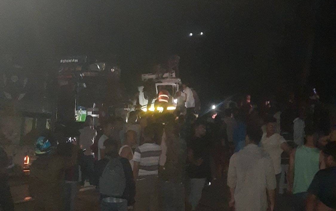 मध्यरातमा गल्छी गणेश पुलमा भयानक सवारी दुर्घटना, ३ घण्टासम्म सडक अवरूद्ध