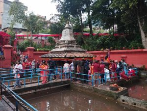 १ महिने पुरुषोत्तम मास मेलाको १६औं दिन, मत्स्यनारायणमा श्रद्धालुहरूको उस्तै भीड