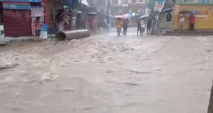 काठमाडाैंमा भीषण वर्षा, कैंयन बस्ती डुबानमा, बिहान ११ बजेसम्म सतर्क रहन प्रशासनको अनुरोध