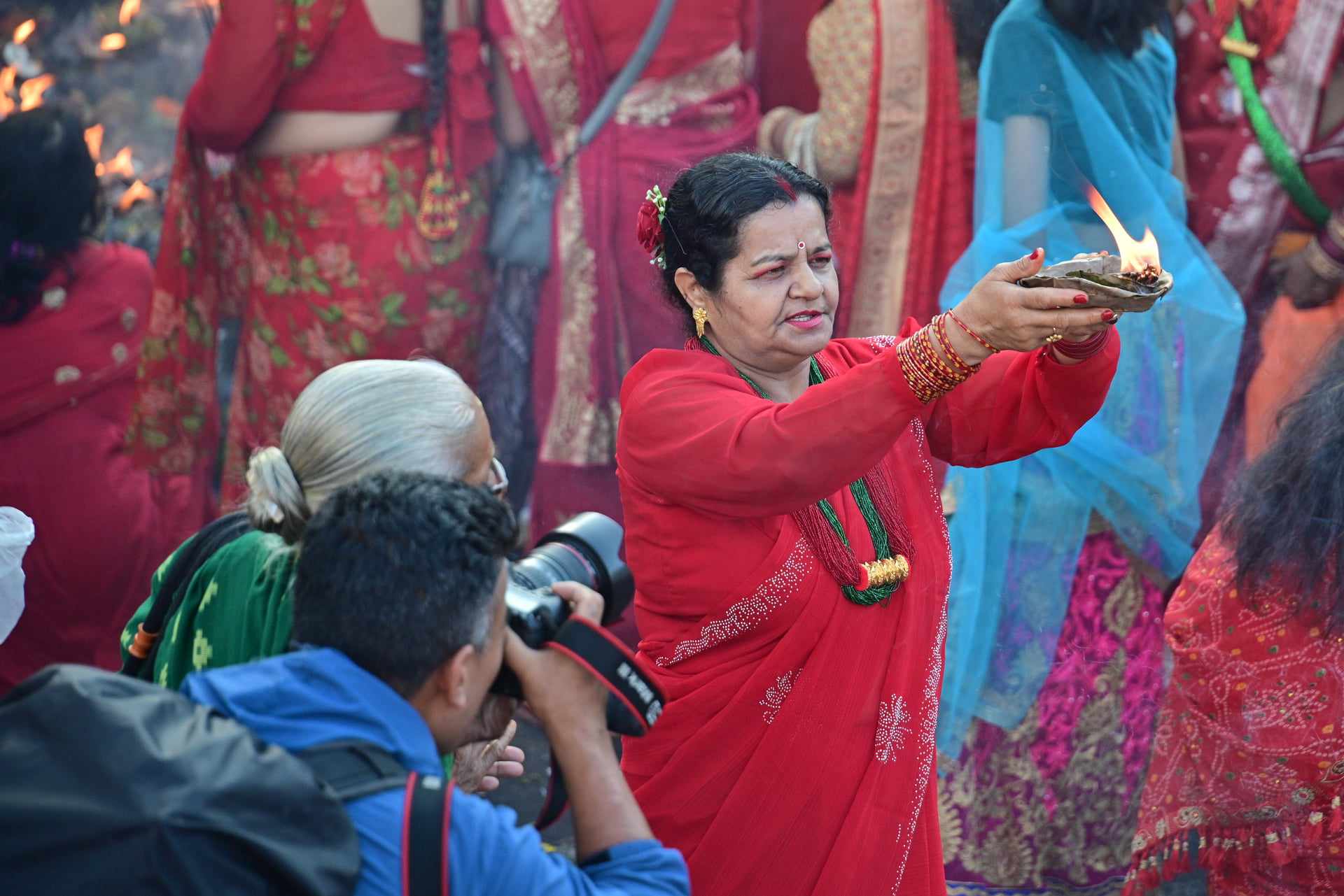 चन्द्रागिरिसहित देशभरका शिवालयमा तीजको रमझम, भक्तजनको घुइँचो