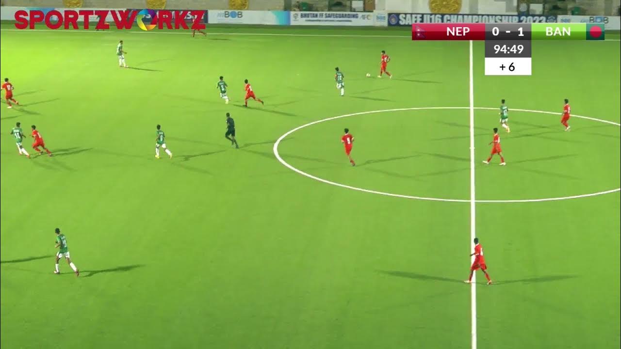 साफ यू-१६ च्याम्पियनसिपः नेपाल बङ्लादेशसँग पराजित